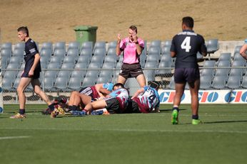 Chifley College v St. Patricks College Sutherland 2017 gio Schoolboy Trophy Semi Final Action (Photo : Steve Montgomery / OurFootyTeam.Com)