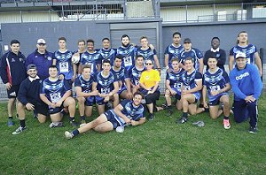 Illawarra SHS after winning their Rnd 3 gio Schoolboy Cup clash against Victorian Uni Secondard College