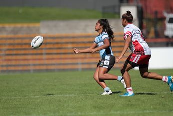 Qualifying Final Cronulla - Sutherland Sharks v Illawarra Steelers Tarsha Gale Cup Girls Rugby League Action (Photo : steve montgomery / OurFootyTeam.com)