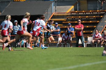 Cronulla - Sutherland Sharks v Illawarra Steelers Tarsha Gale Cup u18 Girls Rugby League Qualifying Final Action (Photo : steve montgomery / OurFootyTeam.com)
