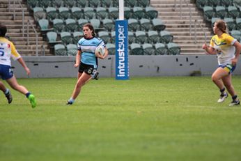 Cronulla Sharks v Canberra Raiders Tarsha Gale Cup u18 Girls Rugby League Action (Photo : steve montgomery / OurFootyTeam.com)