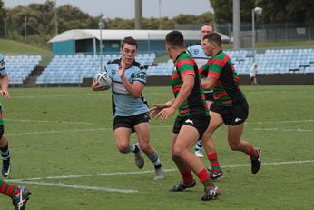 Tom Caughlan - Cronulla - Sutherland Sharks v South Sydney Rabbitoh's Harold MatthewsSG Ball Cup Action (Photo : steve montgomery / OurFootyTeam.com)