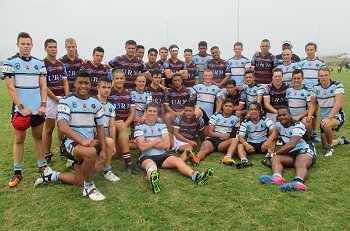 Cronulla Sharks and Manly SeaEagles U16s Harold Matthews Cup Rnd 6 TeamPhoto (Photo : steve montgomery / OurFootyTeam.com)
