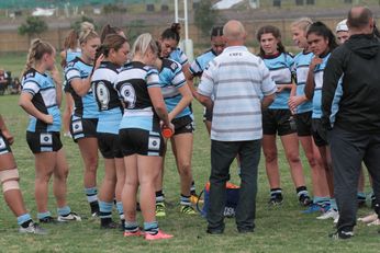 Cronulla - Sutherland Sharks v Canterbury - Bankstown Bulldogs U18 Tarsha Gale Cup u18 Girls Rugby League Trial Action (Photo : steve montgomery / OurFootyTeam.com)