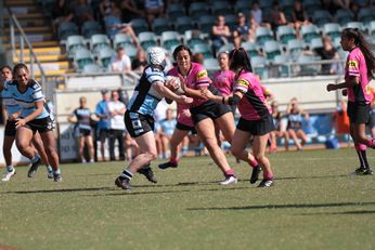 Tarsha Gale Cup u18 Girls Rugby League Rnd 9 Penrith Panthers v Cronulla - Sutherland Sharks Action (Photo : steve montgomery / OurFootyTeam.com)