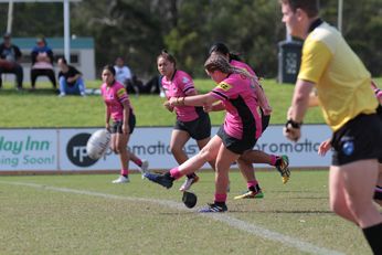 Penrith Panthers v Cronulla Sharks U18 Tarsha Gale Cup u18 Girls Rugby League Action (Photo : steve montgomery / OurFootyTeam.com) 