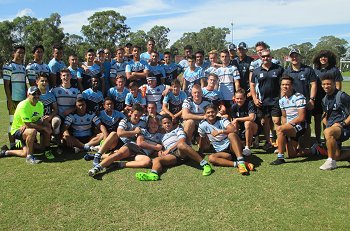 Western Sydney Academy of Sport and Cronulla Sharks Harold Matthews Cup TeamPhoto (Photo : steve montgomery / OurFootyTeam.com)