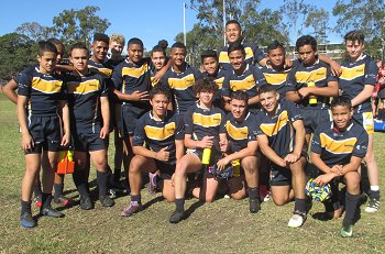 Westfields Sports High School 2018 under 13 nrl Schoolboy Cup Rnd 1 Team Photo (Photo : steve montgomery / OurFootyTeam.com) 