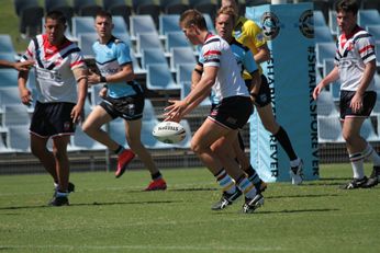 NSWRL SG Ball Cup Rnd 1 Cronulla SHARKS v Central Coast ROOSTERS U 18s Action (Photo : steve montgomery / OurFootyTeam.com)