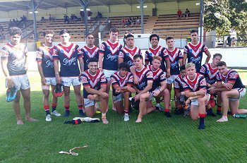 Sydney Roosters U 18s SG Ball Cup Qualifying Final Team Photo (Photo : steve montgomery / OurFootyTeam.com)