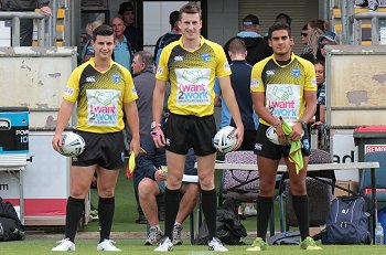Luke Saldern, Mitchell Currie and Brendan Mani - Referee's - NSWRL SG Ball Cup Preliminary Final - Cronulla - Sutherland Sharks v Penrith Panthers (Photo : steve montgomery / OurFootyTeam.com)
