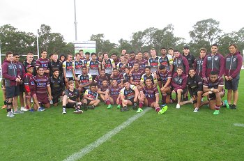 Manly Seaeagles and Penrith Panthers Harold Matthews Cup U 16s Semi Final Action (Photo : steve montgomery / OurFootyTeam.com)