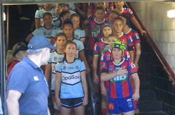 2018 Tarsha Gale Cup Grand Final into action - Cronulla - Sutherland Sharks v Newcastle Knights Tarsha Gale Cup Grand Final Action (Photo : steve montgomery / OurFootyTeam.com)