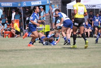 Cronulla - Sutherland Sharks v Canterbury - Bankstown Bulldogs U18 Tarsha Gale Cup u18 Girls Rugby League Action (Photo : steve montgomery / OurFootyTeam.com)