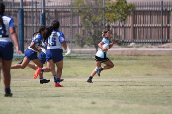 Cronulla - Sutherland Sharks v Canterbury - Bankstown Bulldogss U18 Tarsha Gale Cup u18 Girls Rugby League Action (Photo : steve montgomery / OurFootyTeam.com)