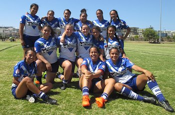 Canterbury - Bankstown Bulldogs U18 Tarsha Gale Cup u18 Girls Rugby League Rnd 2 v Sharks TeamPhoto (Photo : steve montgomery / OurFootyTeam.com)