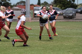 Sydney Roosters Indigenous Academy v Illawarra Steelers U18 Tarsha Gale Cup u18 Girls Rugby League Action (Photo : steve montgomery / OurFootyTeam.com)