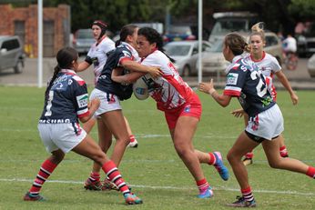 Sydney Indigenous AcademyRoosters v Illawarra Steelers U18 Tarsha Gale Cup u18 Girls Rugby League Action (Photo : steve montgomery / OurFootyTeam.com)