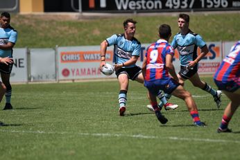 Newcastle Knights v Cronulla Sharks SG Ball Cup Action (Photo : steve montgomery / OurFootyTeam.com)