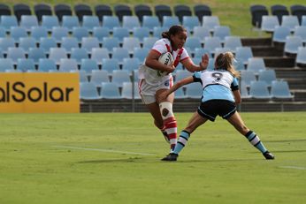 Cronulla - Sutherland Sharks v St. George Dragons U18 Tarsha Gale Cup u18 Girls Rugby League Action (Photo : steve montgomery / OurFootyTeam.com)