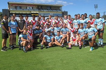 Cronulla - Sutherland Sharks and St. George Dragons Harold Matthews Cup Rnd 5 TeamPhoto (Photo : steve montgomery / OurFootyTeam.com)