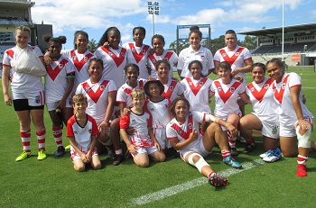 St. George Dragons U18 Tarsha Gale Cup u18 Girls Rugby League Rnd 5 v Sharks TeamPhoto (Photo : steve montgomery / OurFootyTeam.com)