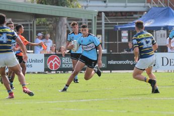 2018 NSWRL Harold Matthews Cup Rnd 6 Parramatta Eels v Cronulla Sharks U 16s Action (Photo : steve montgomery / OurFootyTeam.com)