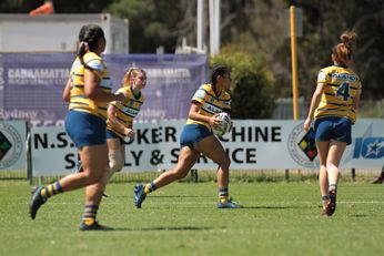 Parramatta Eels v Cronulla Sharks Tarsha Gale Cup u18 Girls Rugby League Action (Photo : steve montgomery / OurFootyTeam.com)