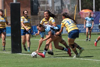 EELS v SHARKS U18 Tarsha Gale Cup u18 Girls Rugby League Action (Photo : steve montgomery / OurFootyTeam.com)