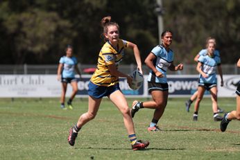 Parramatta Eels v Cronulla Sharks Tarsha Gale Cup u18 Girls Rugby League Action (Photo : steve montgomery / OurFootyTeam.com)