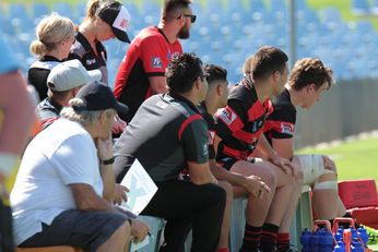 Cronulla SHARKS v North Sydney Bears SG Ball Cup U 18s Action (Photo : steve montgomery / OurFootyTeam.com)
