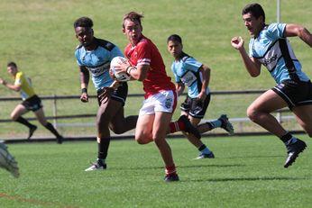 Cronulla SHARKS v Illawarra Steelers Harold Matthews Cup U 16s Action (Photo : steve montgomery / OurFootyTeam.com)
