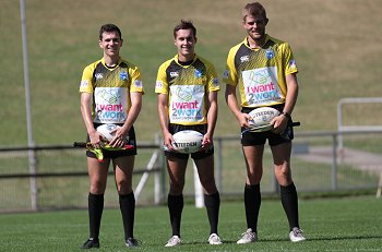 Lachlan Greenfield, Dillan Wells and Nathan King - Referee's - NSWRL Harold Matthews Cup Rnd 9 Illawarra Steelers Cronulla - Sutherland Sharks (Photo : steve montgomery / OurFootyTeam.com)