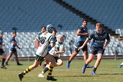 Hunter SHS v Illawarra SHS 2019 Under 13 Schoolboy Trophy Champions TeamPhoto (Photo : Steve Montgomery / OurFootyTeam.com)
