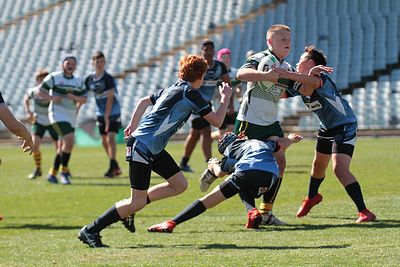 Hunter SHS v Illawarra SHS 2019 Under 13 Schoolboy Trophy Champions TeamPhoto (Photo : Steve Montgomery / OurFootyTeam.com)