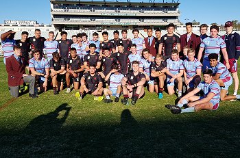 Endeavour SHS and St. Gregorys College 2019 Schoolboy Cup 1/4 Final Team Photo (Photo : Steve Montgomery / OurFootyTeam.com)