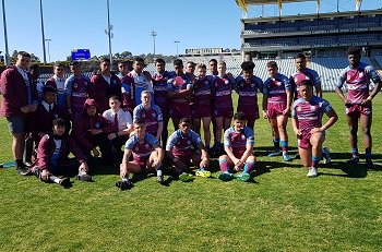 The HILLS Sports High School National Schoolboy Cup Quarter Final Team Photo (Photo : Steve Montgomery / OurFootyTeam.com)