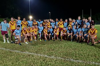 Holy Cross and St. Gregorys Campbelltown 2019 nrl Schoolboy Cup 2018 Rnd 1 Team Photo (Photo : steve montgomery / OurFootyTeam.com) 
