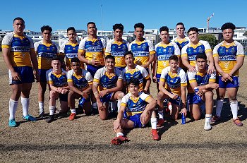 Patrician Brothers Catholic College, Blacktown 2019 nrl Schoolboy Cup Rnd 3 Team Photo (Photo : Steve Montgomery / OurFootyTeam.com)