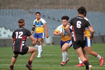 Patrician Brothers Blacktown v Endeavour SHS 2019 nrl Schoolboy Cup Semi Final Team Photo (Photo : Steve Montgomery / OurFootyTeam.com)