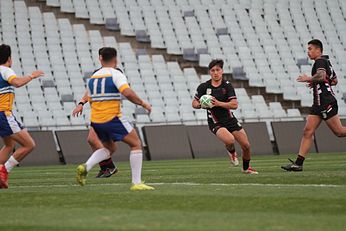 2019 National Schoolboy Cup Semi Finals Action Endeavour SHS v Patrician Brothers (Photo : Steve Montgomery / OurFootyTeam.com)