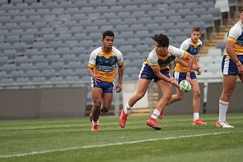 2019 National Schoolboy Cup Action Semi Final Patrician Brothers Blacktown v Endeavour SHS (Photo : Steve Montgomery / OurFootyTeam.com)