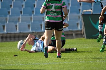 NSWRL HN Woman's Premiership Rnd 9 Cronulla - Sutherland Sharks v South Sydney RABBBITOH'S Action (Photo : steve montgomery / OurFootyTeam.com)