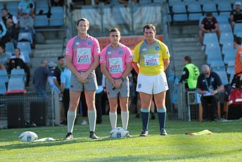 Referee's - Rnd 9 HN Woman's Premiership Cronulla Sharks v Cabramatta(Photo : steve montgomery / OurFootyTeam.com)