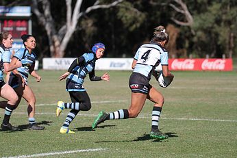 Cronulla - Sutherland Sharks v Cabramatta 2 Blues HN Woman's Premiership Action (Photo : steve montgomery / OurFootyTeam.com)