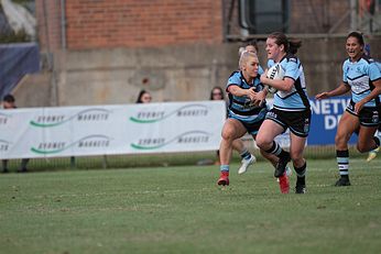 Cronulla - Sutherland Sharks v Cabramatta rnd 9 HN Woman's Premiership Sat 11 May Action (Photo : steve montgomery / OurFootyTeam.com)