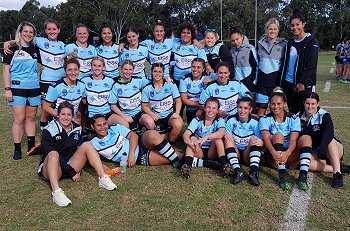 Cronulla - Sutherland Sharks HN Woman's Premiership Rnd 9 v Cabramatta Team Photo (Photo : steve montgomery / OurFootyTeam.com)