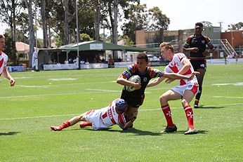 Africa United v Junior International Rugby League - Under 16's Action (Photo : Steve Montgomery / OurFootyTeam.com)