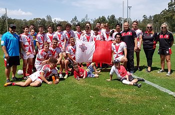 Malta Heritage U16s v Africa Team Photo (Photo : Steve Montgomery / OurFootyTeam.com)