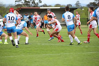 Junior International Rugby League - Malta Heritage U16s v Italy Heritage FIRLA Action (Photo : Steve Montgomery / OurFootyTeam.com)